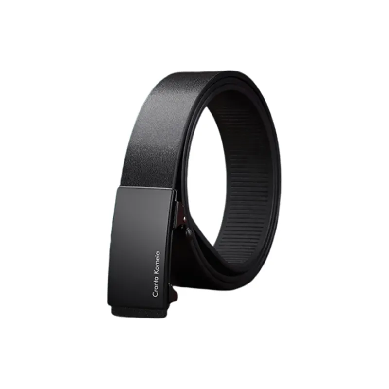 Cranta Komeia Split Cow Leather Belts Men's 4.6cm-0