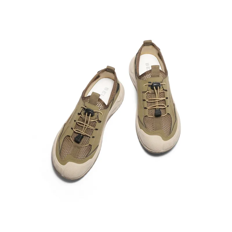 BELLE Abrasion Resistant Casual Shoes Men's Khaki-2
