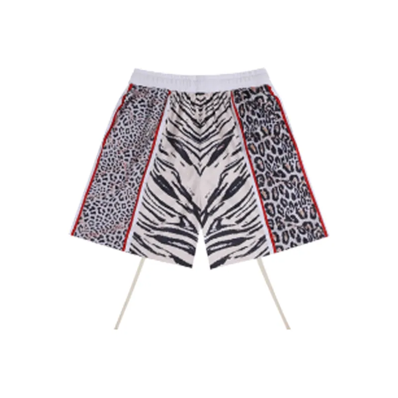 BABUGGE Casual Shorts Unisex Leopard Print-1
