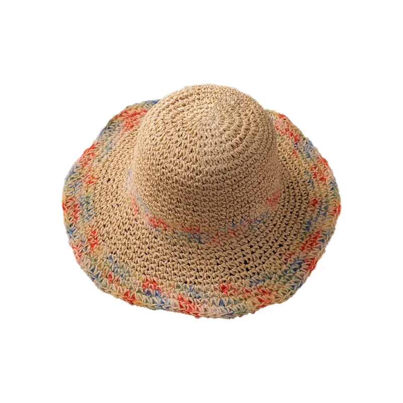 Yi Bu Kang Straw Woven Bucket Hats Women's-0