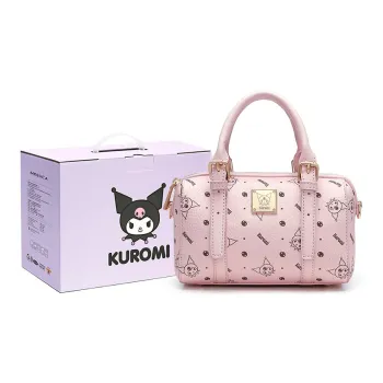 MESUCA Sanrio Collaboration PVC Boston Bag, Shoulder Bag, Crossbody Bag, Handbag Regular Women's Pink