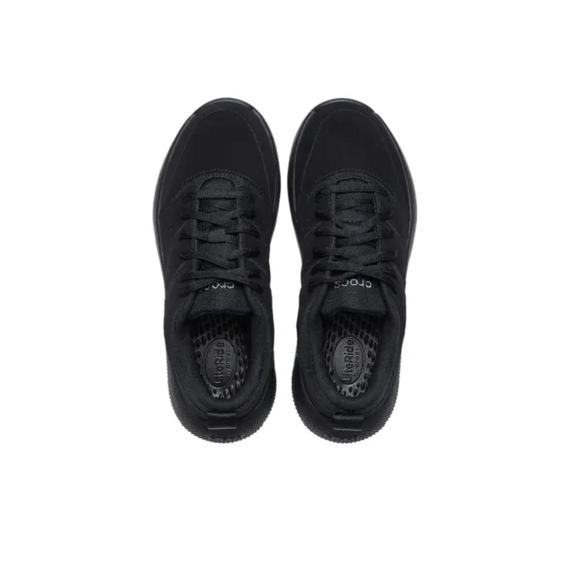 Crocs On The Clock Breathable Low Top Casual Shoes Women's Black-2