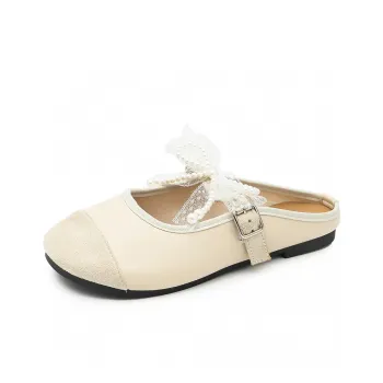 WUJI Slip Resistant Quiet Closed Toe Slippers Women's