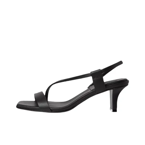 CALVIN KLEIN One Strap Sandals 5.5cm Women's Black