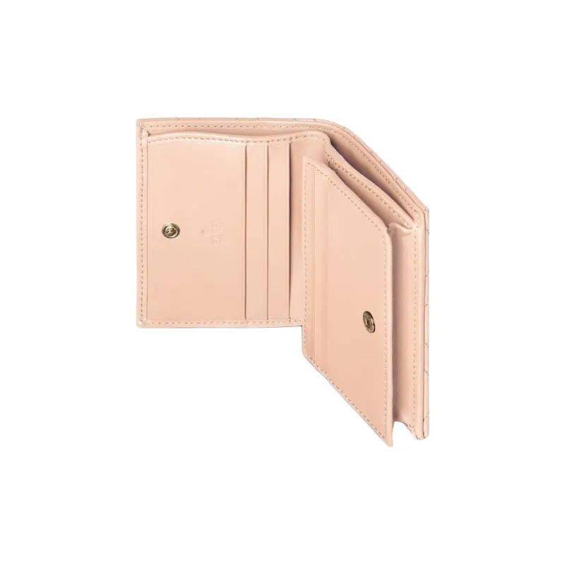 GUCCI Leather Wallet Mini Women's Light Pink-4
