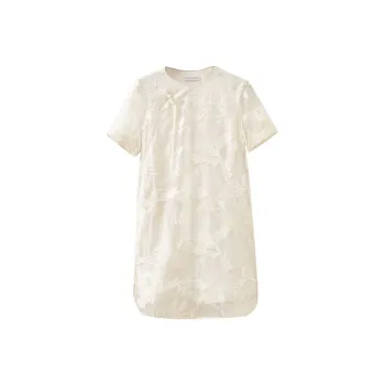 SHUIYUNJIAN Short Sleeved Dress Women's