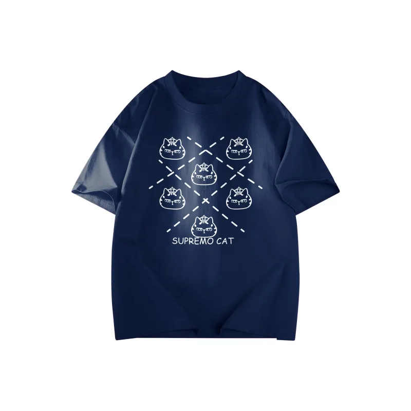 Supremo Cat T Shirts Unisex-6