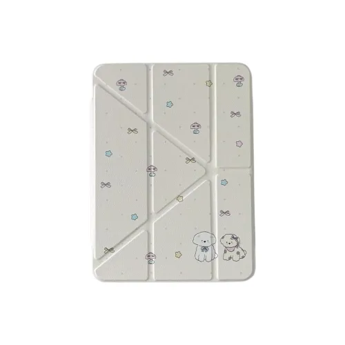 Wei Xin Bowknot Puppy Compatibility With IPad Pro 12.9 Inches/Air 5/Mini 6/7/11/13 Inches Tablet Protective Cases