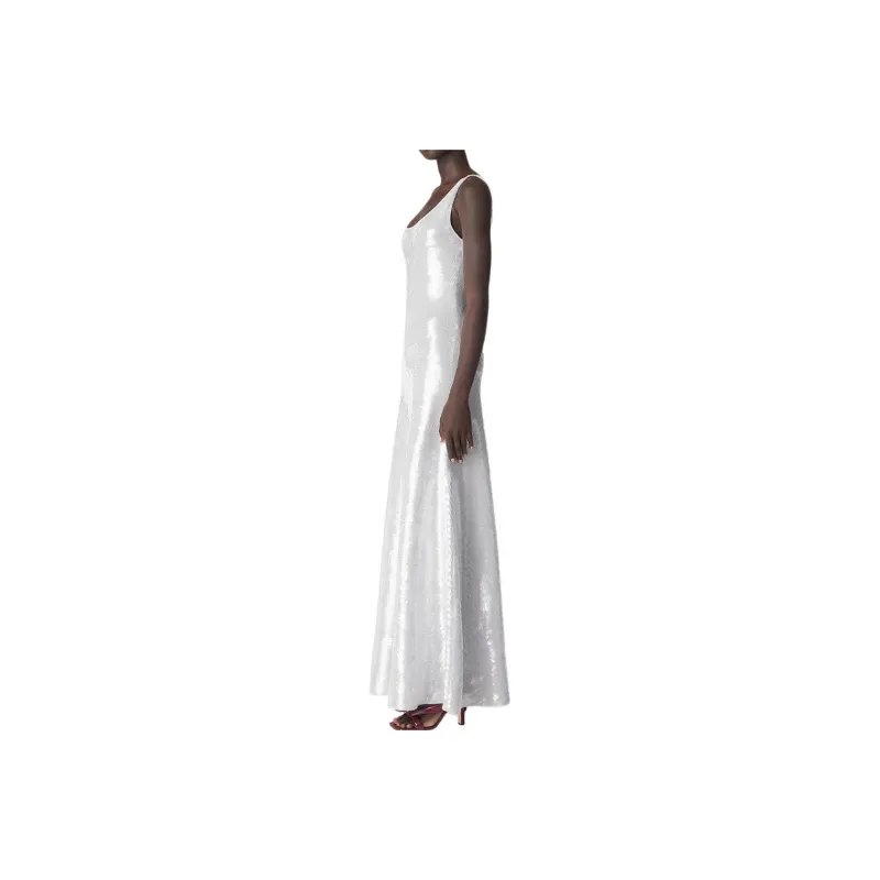Bottega Veneta SS25 Sleeveless Dress Women's Gray-2