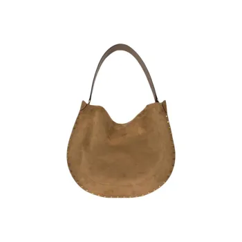 ISABEL MARANT ETOILE Calf Suede Leather Shoulder Bag Regular Unisex Brown