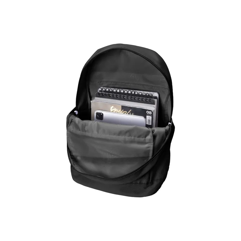 TURN UP Polyester Backpack Men's Black-3