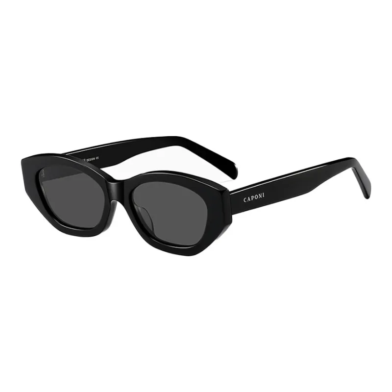 CAPONI Plate Frame Cat Eye Sunglasses Unisex-0