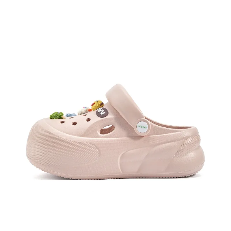 JOSINY Timeless Perforated Collection Clogs Women's Pink-0