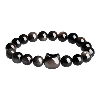 Strange Snow Obsidian Bracelets Unisex