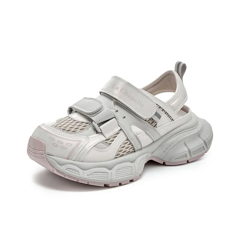 La Chapelle Low Top Chunky Sneakers Women's Pink-0