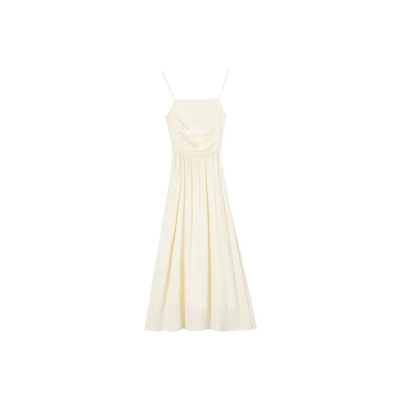 CZMO Slip Dresses Women's Beige Apricot-0