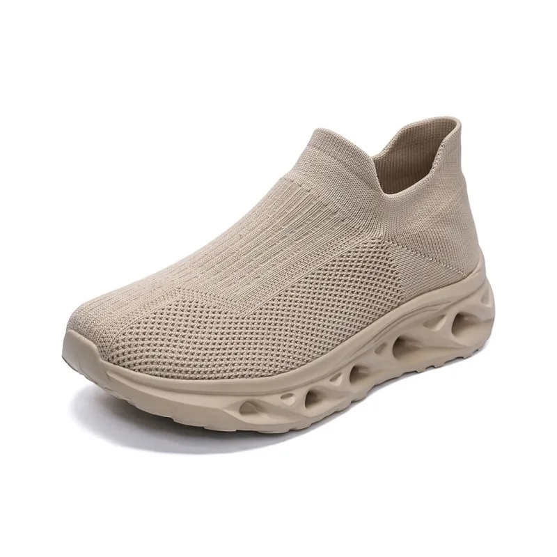 SENGUIBUCK Sock Shoes Breathable Lightweight Height Increasing Low Top Casual Shoes Men's-3