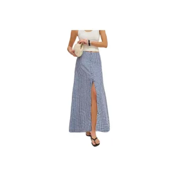 REFORMATION Petites Andi Linen Maxi Skirt Casual Long Skirt Women's