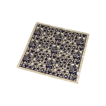 Vivienne Westwood Cotton Silk Scarves Unisex Beige