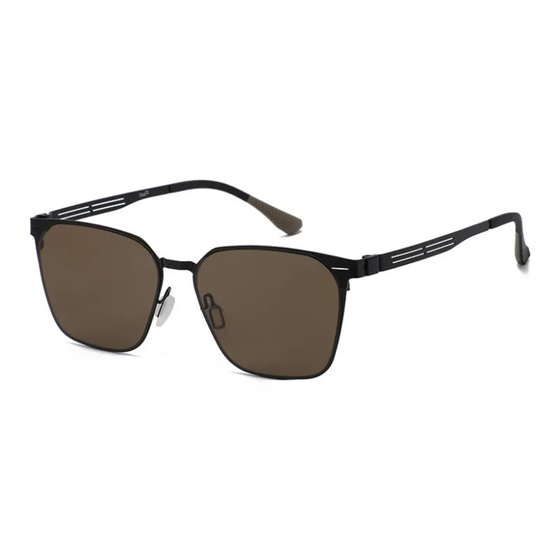 JEKA Metal Square Sunglasses Unisex-4