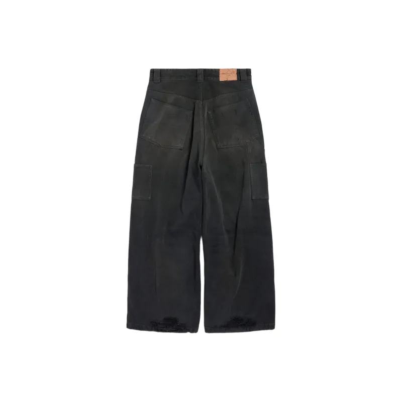 Balenciaga FW25 Jeans Loose Fit Men's Black-1