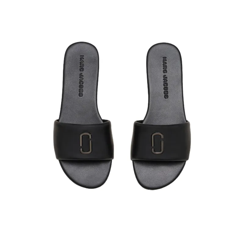 MARC JACOBS Snapshot Slide Slippers Women's Black-3