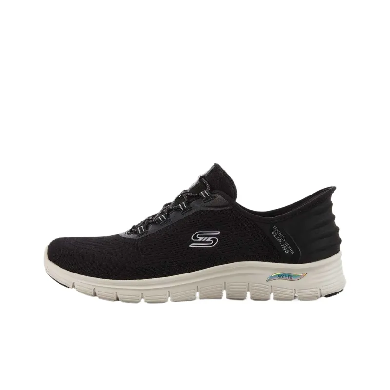 Skechers ARCH FIT VISTA Low Top Casual Shoes Women's Black-0