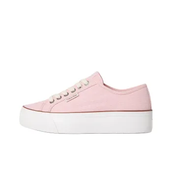 CKJ CALVIN KLEIN JEANS Low Top Canvas Shoes Women's Pink