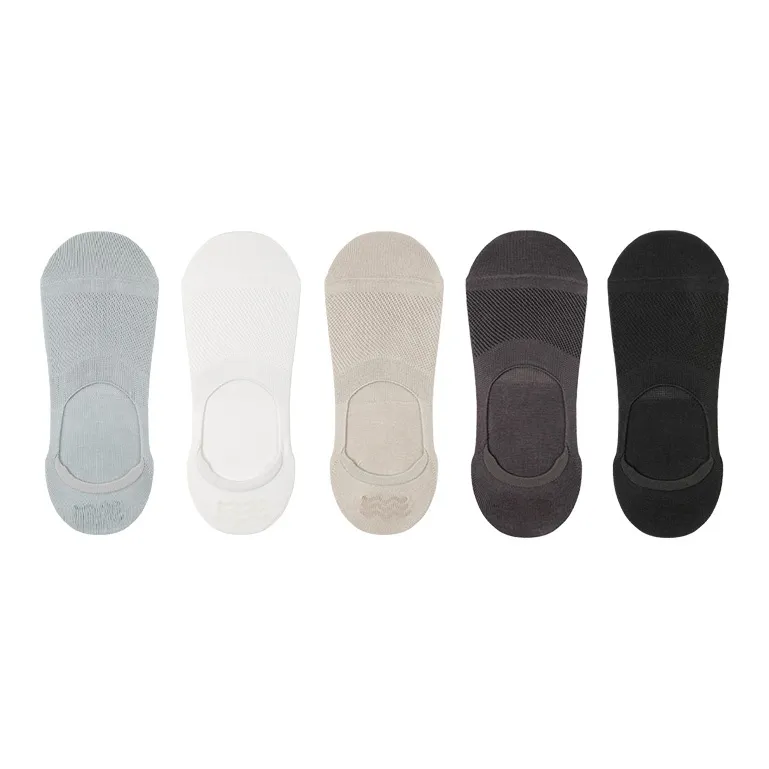 LIANGPU No Show Socks Men's 5 Pack-1