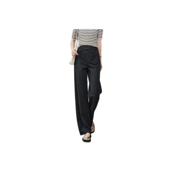 YALIDA Casual Pants Women's Meteorite Black