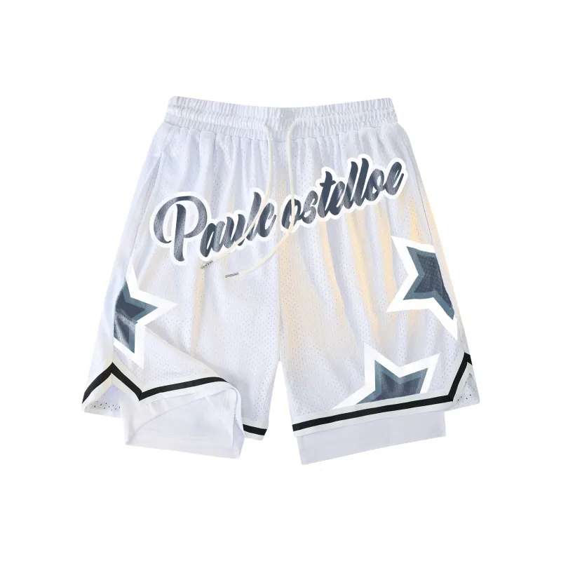 PAUL COSTELLOE Basketball Shorts Unisex-5