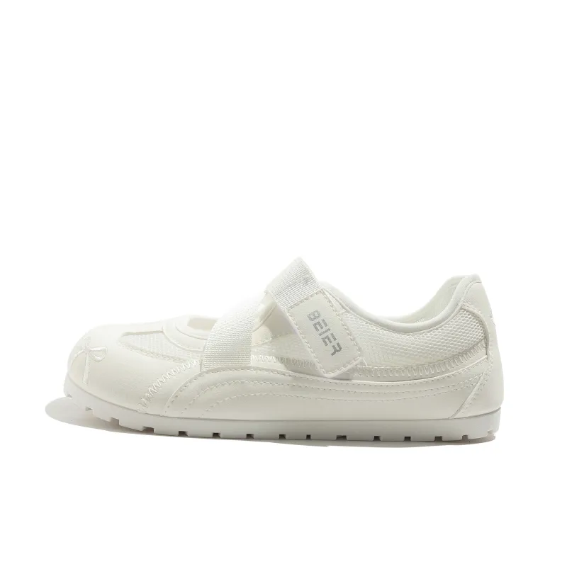 BEIER Low Top Casual Shoes Women's White-0