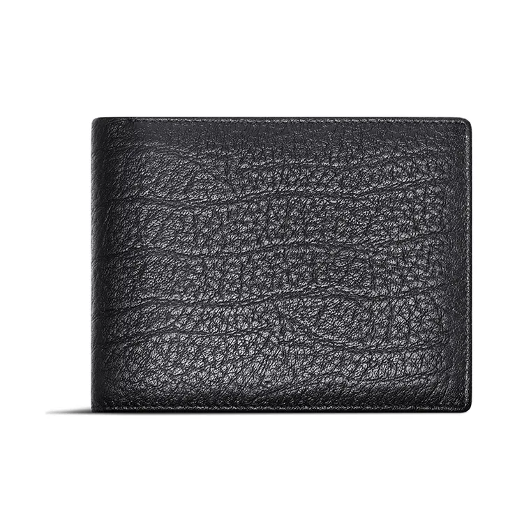 SEPTWOLVES Top Grain Cow Leather Wallet, Card Holder, Wallet Men's Black-3
