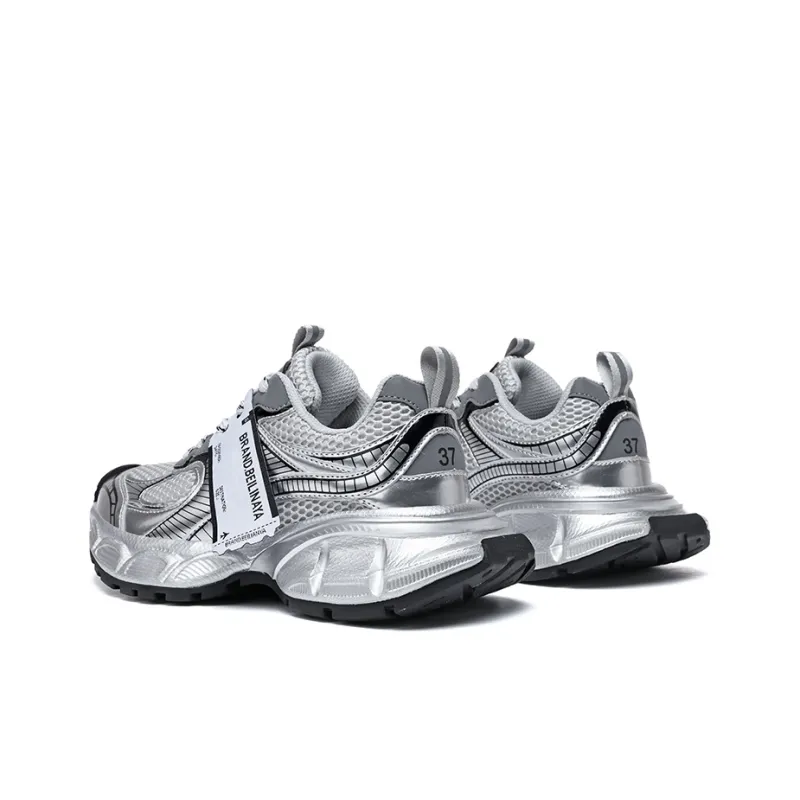 BEILIANYA Cushioning, Slip Resistant, Abrasion Resistant, Lightweight, Height Increasing Low Top Chunky Sneakers Unisex-19