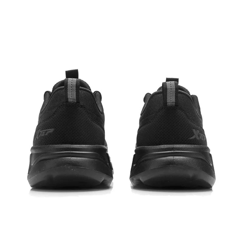 XTEP Abrasion Resistant Slip Resistant Low Top Outdoor Shoes Men's Black Charcoal Ash-4
