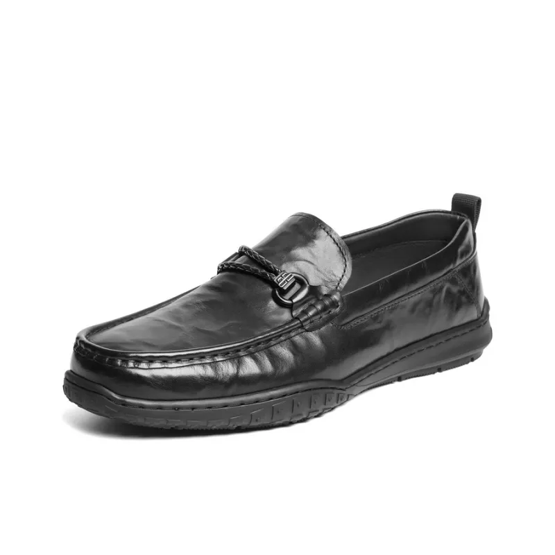 BELLE Loafers Men Solid Color-1