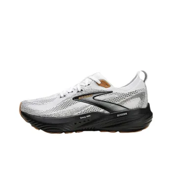 Brooks Glycerin 22 Anti Slip Wear Resistant Low Top Casual Running Shoes Men's White Gray