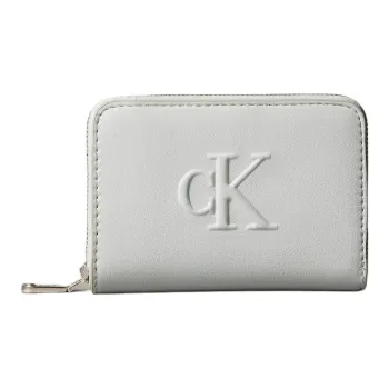 CALVIN KLEIN Polyurethane Wallet Women's Sky Gray