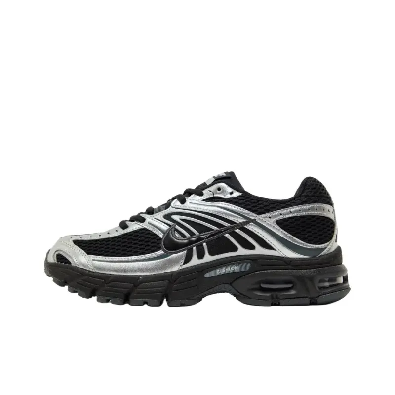 Nike Low Top Running Shoes Women's Black Silver-0