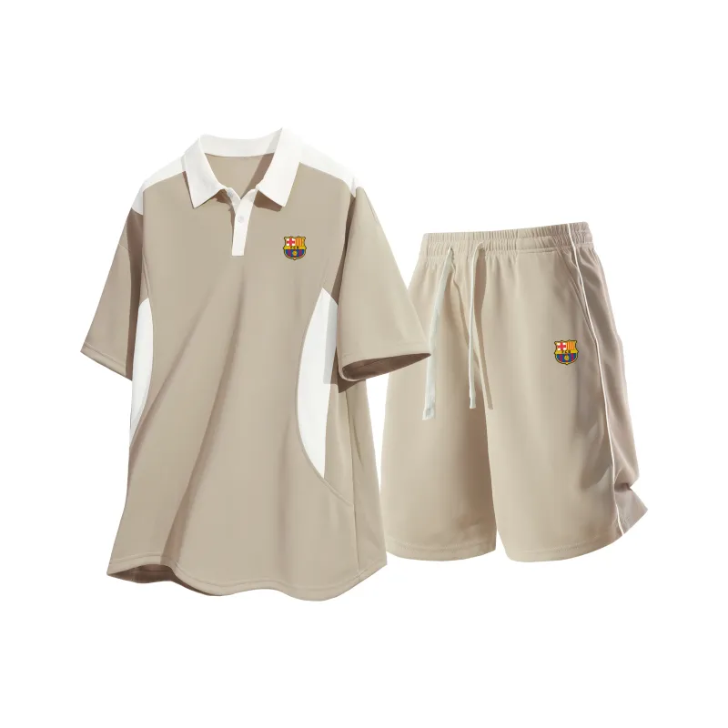 FCB ARCELONA Casual Sportswear Unisex 2 Piece Set-0