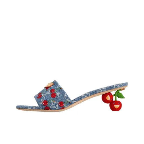 Takashi Murakami x LOUIS VUITTON Lily Abrasion Resistant Slide Slippers 5.5cm Women's Gaga