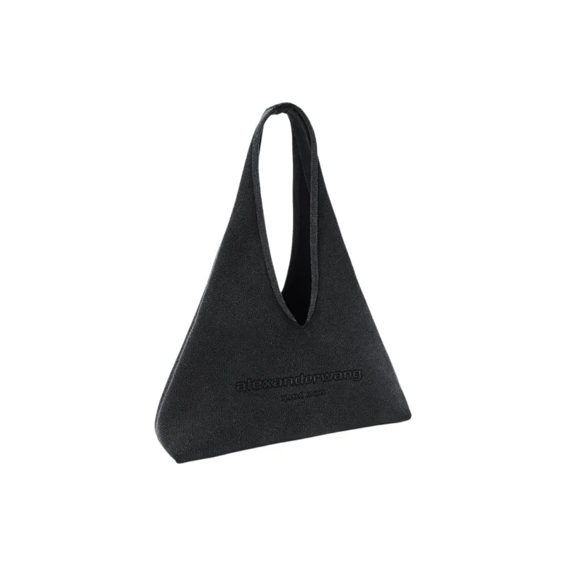 Alexander Wang Cotton Hobo Bag Shoulder Bag Trumpets Women's Black-1