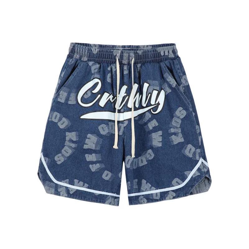 FA2LO Denim Shorts Unisex-4