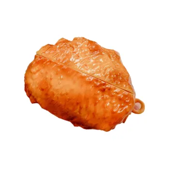 Baohuguang Compatibility Apple AirPods 3/1/2/Pro TPU Minimalist Style Individual Parody Chicken Wings Headphone Cases