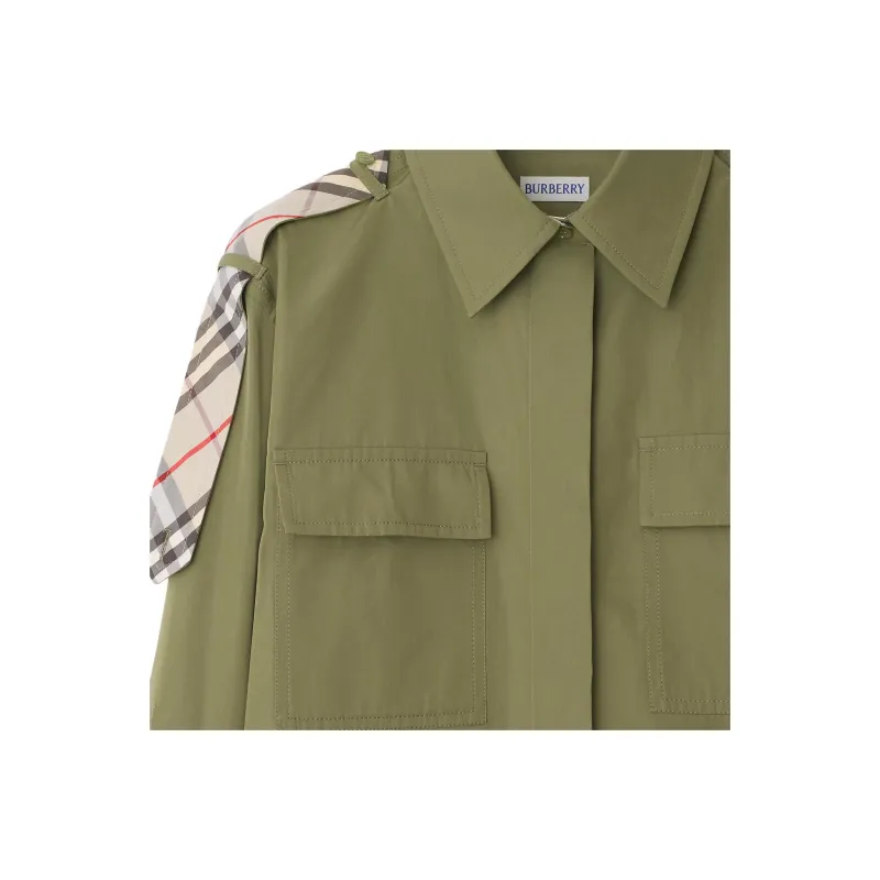 Burberry SS25 Shirt Women's Green-5