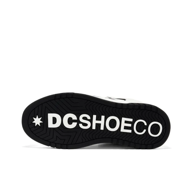 DC Shoes CAMPUS CAS Anti Slip Wear Resistant Low Top Brother's Skateboard Shoes Men's White-4