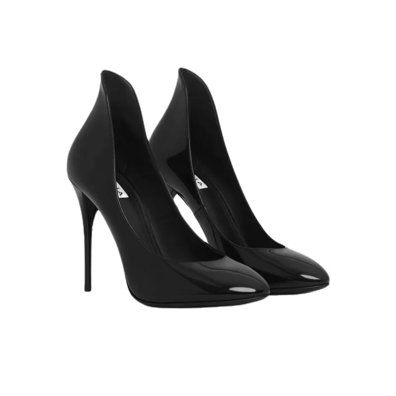 Alaia Décoletté Slim Heel High Heels 11cm Women's Black-2