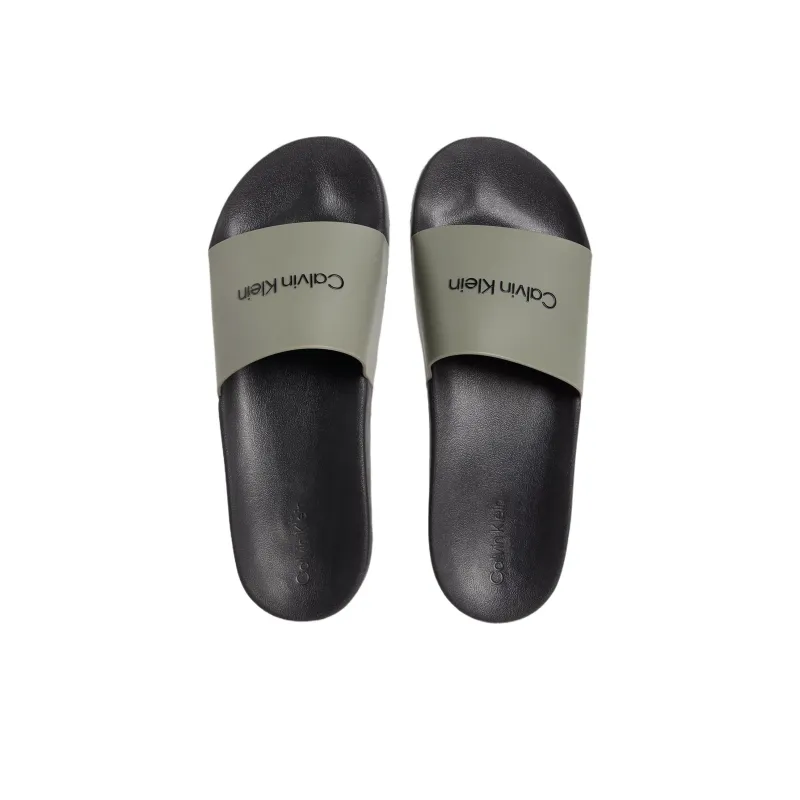 CALVIN KLEIN Slide Slippers 3.5cm Men's Green-3