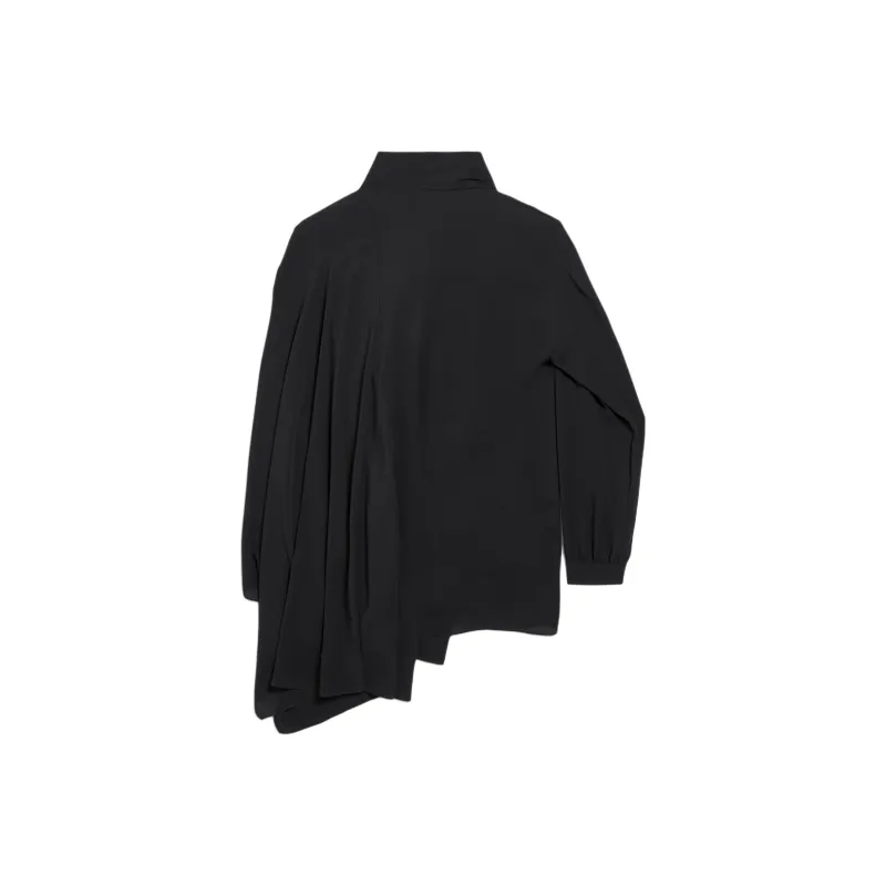 Balenciaga Shirt Loose Fit Women's Black-1