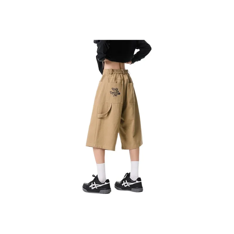 Caramella Casual Shorts Unisex Khaki-1